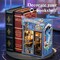 Soul Travel Agency Dollhouse Book Nook Kit - Miniature Wizardi Roombox Kit